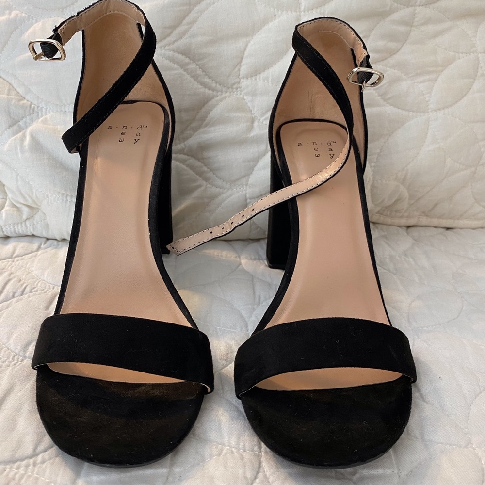 A New Day Ema High Block Heel 8.5 Black